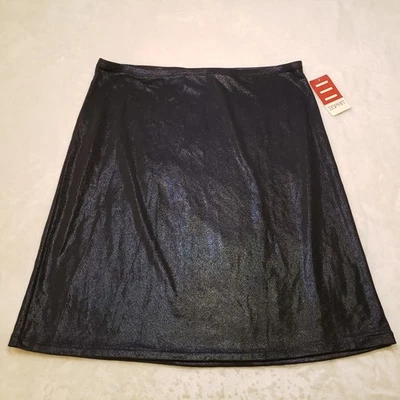 VTG Esprit Skirt Black Glitter Large New with Tags - Image 1 of 4