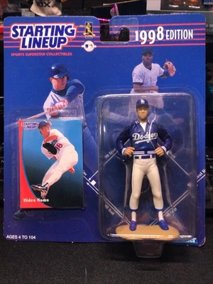 Figura deportiva Hideo Nomo 1998 alineación inicial de los Dodgers de Los Ángeles SLU Kenner Foto 1 de 4