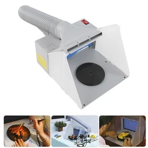Airbrush Spray Booth With Turn Table Exhaust Filter Extractor Set US Plug - Picture 1 of 12