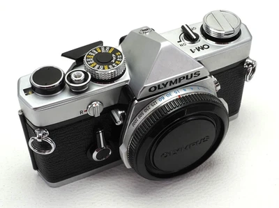 Olympus OM-1 MD Film Camera Body Only - Working Mechanically - Meter Not Working - Image 1 of 4