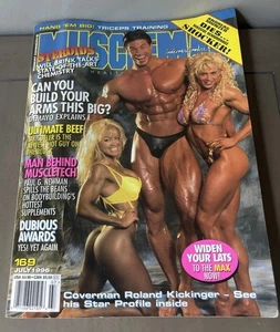 Roland Kickinger/Duncan/Coates - MuscleMag Bodybuilding Magazine #169 July 1996 - Picture 1 of 3