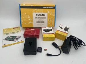 CanaKit Raspberry Pi 4 Model B 4GB w/ Case, Fan, Power Supply, 32GB SD – Used - Afbeelding 1 van 16