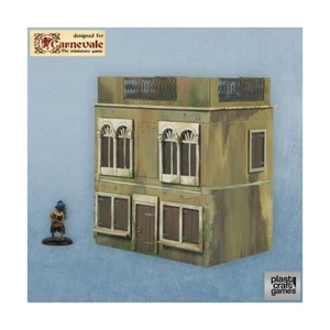 Plast Craft Terrain 28mm Two-Story Venetian Building Pack New - Picture 1 of 1