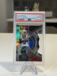 PSA 10 Gem Mt 10 2023 Select Bryce Young Die Cut Red & Blue Prizm Rc - Picture 1 of 2