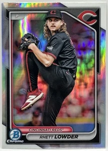 2024 Bowman Draft - Chrome Rhett Lowder #BDC-23 Refractor CIN - Picture 1 of 2