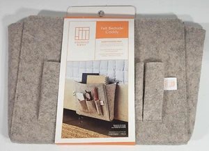 NEU Squared Away Filz Nachttisch Caddy (Bett Bad & darüber hinaus) - Reiher/Austerngrau - Bild 1 von 4