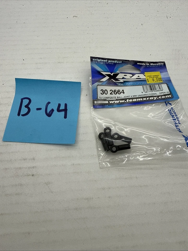 XRA302664   Xray X4 , T4 Ball Joint 4.9mm Unidirectional - Open (4) - Image 1 of 1