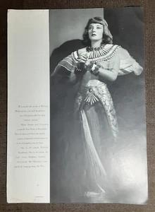 1937 TALLULAH BANKHEAD Magazine PHOTO Page~Cleopatra~LILLIAN GISH/Star-Wagon - Picture 1 of 5