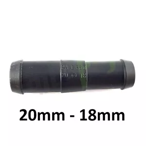 Gerader Stachel 20 mm - 18 mm Verbinder Schlauch Fitting Rohr Luft Kraftstoff Wasser Verbinder - Bild 1 von 3