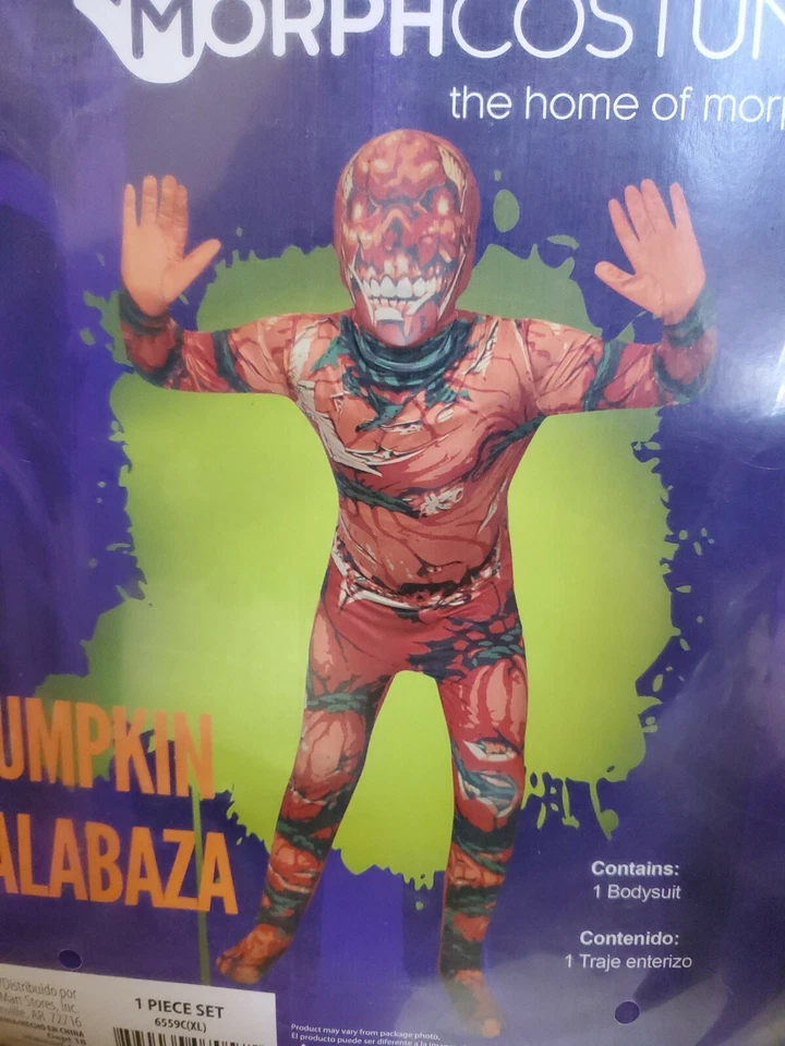 XX 6559 тыквы морф костюм костюм мальчика костюм кожи костюм - Изображение 1 из 1