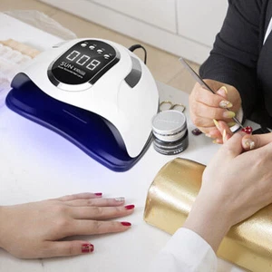 UV LED Light Nail Gel Polish Dryer Lamp 320W SUN X10 MAX Manicure Curing Machine - Picture 1 of 12