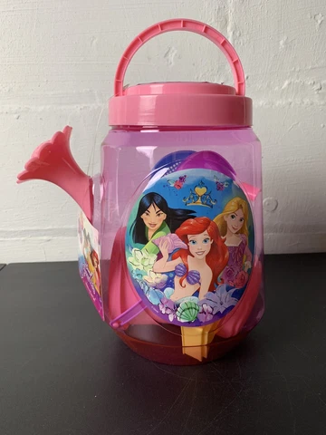 Disney Princess Toy Watering Can w/ Outdoor Beach Toys Garden Pink Brand NEW Cover