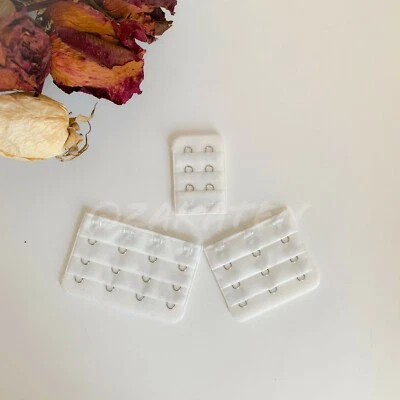 Conjunto de 3 piezas de extensión de correa de sujetador para mujer, extensor ajustable de 2 a 4 ganchos vendedor de EE. UU.  Foto 1 de 2