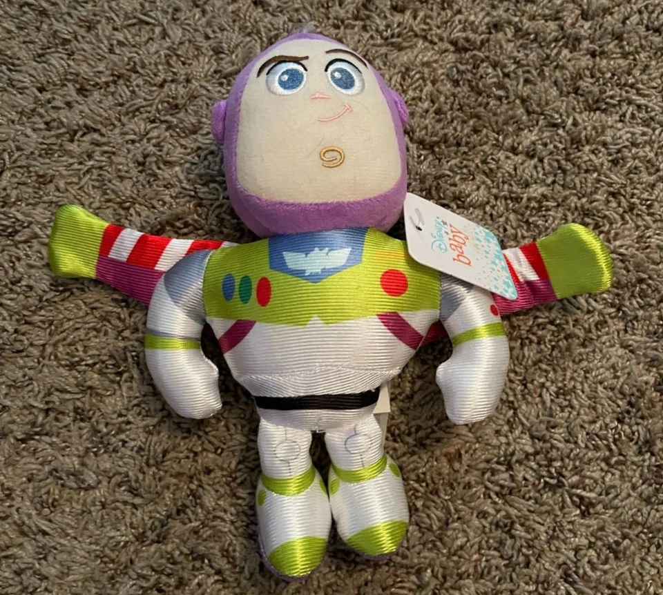 Disney Baby Plush Toy Story 8 inch Stuffed Animal Buzz Lightyear VHTF New - Image 1 of 4