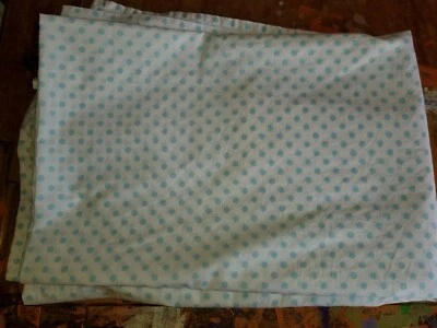 Hoja plana doble Pottery Barn Teen "puntos azules claros" Foto 1 de 3