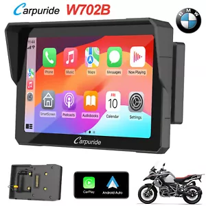 Carpuride W702B BMW Motor Wireless Carplay Android Auto Waterproof Touchscreen - Picture 1 of 11