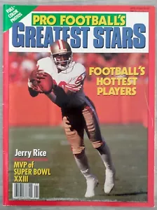 Pro Footballs Greatest Stars Magazine #1 (1989) Preowned Good Condition - Picture 1 of 3