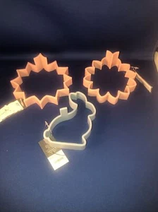 3 NUOVI! Stampi per pancake/uovo in silicone coniglietto e 2 disegni floreali soglia nuovi con etichette - Foto 1 di 9