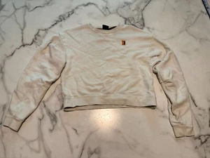 Sudadera Tenis Nike Supreme Court Challenge Para Mujer Pequeña Blanca Pullover Corto - Imagen 1 de 9
