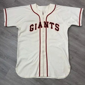 Authentic MEL OTT New York Giants Jersey 44 Large AIS San Francisco Throwback - Picture 1 of 10