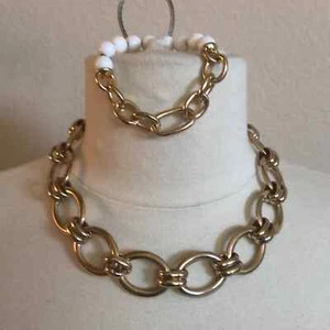 Gold necklace & bracelet - Picture 1 of 1