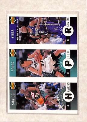 1996-97 Upper Deck Collector's Choice # Hawkins/Perdue/Richmond  NM - Image 1 of 2