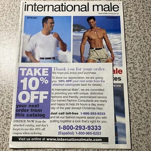 INTERNATIONAL MALE Clearance CATALOG 2003 (COLLECTOR'S ITEM) Gay Interest NEW - Picture 1 of 24
