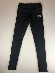 Youth Girls Pants sz 14-16 Fleece Lined Joggers Yoga Cat Logo - Picture 1 of 7