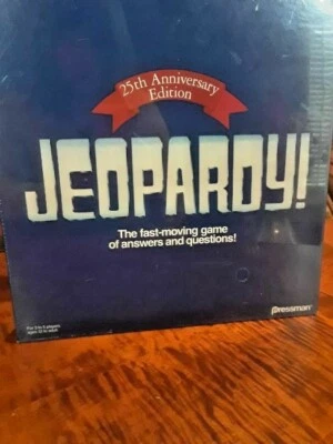 Jeopardy 25th Anniversary Edition Game Pressman NIB 3-5 Players 12+ - Image 1 of 4