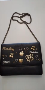 VICTORIA Couture HELLO KITTY Genuine leather shoulder bag Very Good Condition - Picture 1 of 10