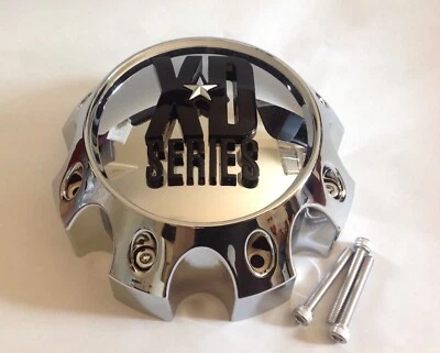 KMC XD Series 1079L170 Chrome 8 Lug XD797 XD798 Wheel Replacement Center Cap  - Image 1 of 2