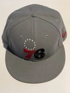 Philadelphia 76Ers New Era 59Fifty Fitted Hat Hardwood Classics NBA Size 7 1/4 - Picture 1 of 8