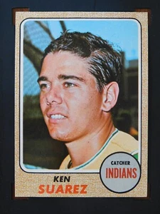 1968 Topps Baseball Card #218 Ken Suarez (NM+) - Picture 1 of 2