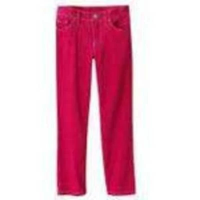 Pantalones de pana para niñas Sonoma rosa lentejuelas cintura ajustable elásticos talla 5 Foto 1 de 4