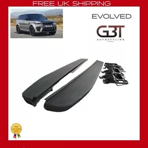 FOR RANGE ROVER VOGUE L405 SIDE STEPS RUNNING BOARDS OEM STYLE 2013+ ALL BLACK - Picture 1 of 3