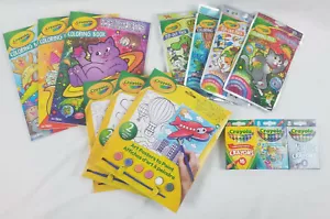 Crayola Activity Set Coloring Books Pop Outs Art Posters Paint Crayons 13 Pieces - Picture 1 of 12