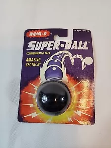 Wham-O SUPERBALL erstaunliche Zectron Gedenkpackung ungeöffnete Karte Neu aus altem Lagerbestand - Bild 1 von 14