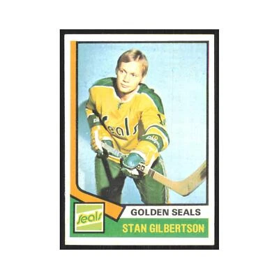 1974 Topps Stan Gilbertson California Golden Seals #223 - Image 1 of 3