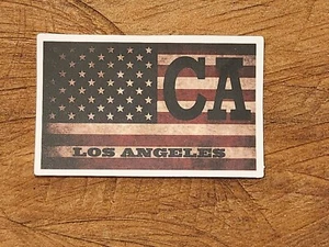 LA Los Angeles Sticker California Laptop Sticker Chromebook Thermos Water Bottle - Picture 1 of 1