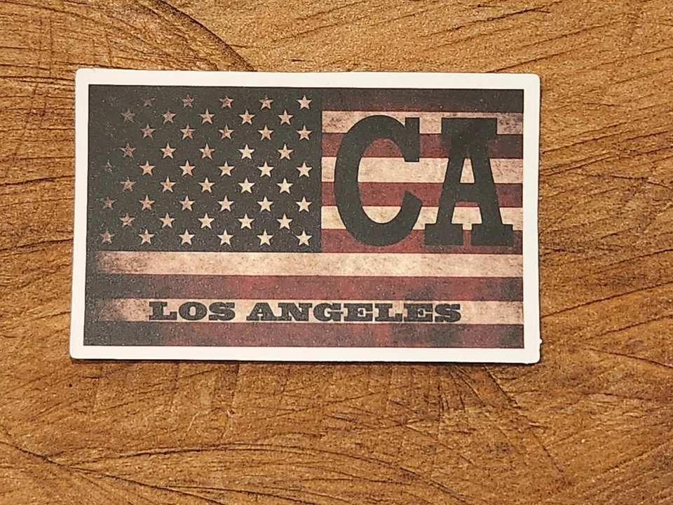LA Los Angeles Sticker California Laptop Sticker Chromebook Thermos Water Bottle - Image 1 of 1