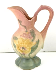 Magnolia by HULL Art Pottery Ewer Pitcher Vase 5” Matte Glaze USA Vintage 1940s - Picture 1 of 8