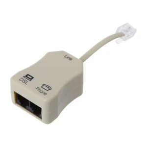 Telephone Splitter RJ11 Adapter ADSL Modem Telephone Phone Fax Splitter - Picture 1 of 8
