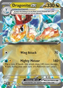 Pokemon TCG GCC Dragonite ex OBF 159/197 ENG EXC/NM Obsidian Flames REG - Imagen 1 de 1