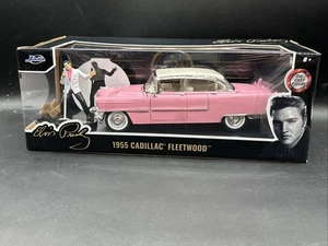 2019 Jada Toys HOLLYWOOD RIDES ELVIS PRESLEY 1955 CADILLAC FLEETWOOD 1/24 - Picture 1 of 8