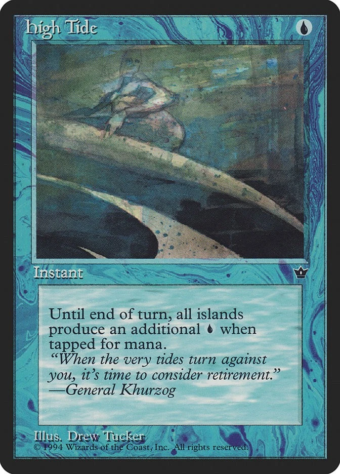 MTG High Tide (Drew Tucker) - Fallen Empires #018a - Image 1 of 1