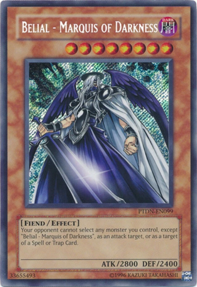 Belial - Marquis of Darkness - PTDN-EN099 - Secret Rare - Unlimited Edition - He - Image 1 of 1