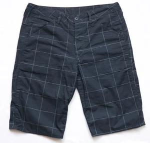 G-Star Raw Elwood 5622 3D 1/2 Shorts mens size W33 M Medium black Check D05476 - Picture 1 of 9