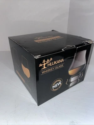 Vaso de whisky Hlukana, juego de 4, similar a la cristalería de bourbon Glencairn - NUEVO juego Foto 1 de 4