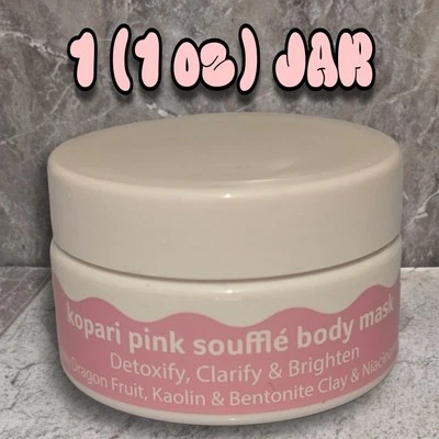  Kopari Pink Souffle Body Mask  1oz Cruelty Free Vegan Skin Acne Scars Detoxify - Image 1 of 4