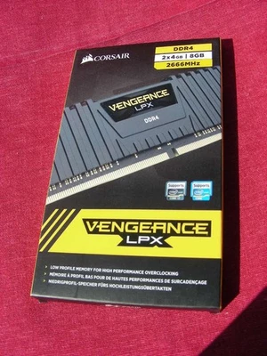 Corsair CMK8GX4M2A2666C16 Vengeance Lpx Ram 2 x 4 gb (8GB) 2666 MHz - Immagine 1 di 3